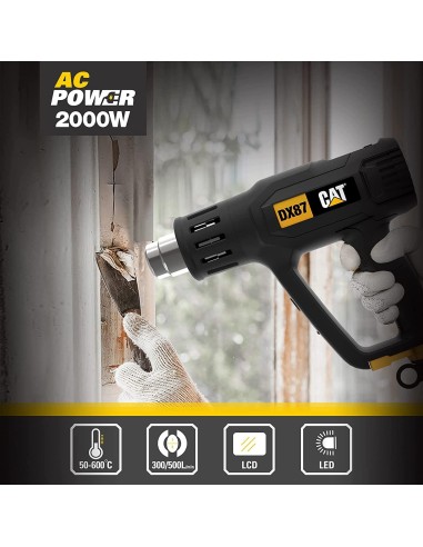Pistolet Thermique 2000W Digital Cat Dx87