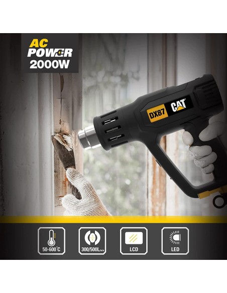 Pistolet Thermique 2000W Digital Cat Dx87