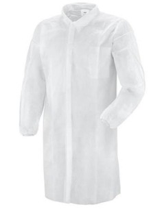 Boite De 50 Blouses A Usage Unique De Travail Jetables En Polypropylene Payper Pp-U-02 Lab Coat
