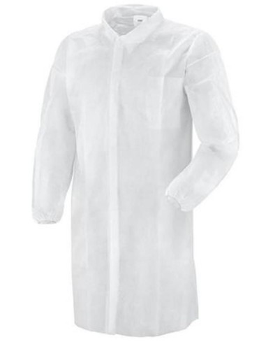 Boite De 50 Blouses A Usage Unique De Travail Jetables En Polypropylene Payper Pp-U-02 Lab Coat