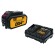 Kit avec 1 batterie au lithium 18v 4.0ah dxb4 + 1 chargeur de batterie dxc4 Cat