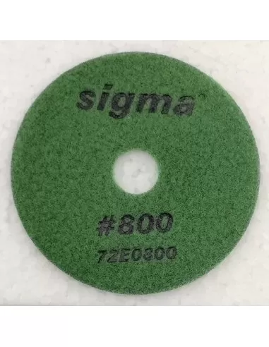 MEULE DIAMANTÉE SIGMA 72E0800 GRAIN 800 AVEC VELCRO ø 100 POUR SEMI-POLISSAGE