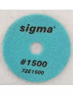 MEULE DIAMANTÉE SIGMA 72E1500 GRAIN 1500 AVEC VELCRO ø 100 POUR POLISSAGE