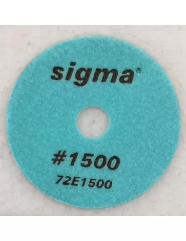 MEULE DIAMANT&Eacute;E SIGMA 72E1500 GRAIN 1500 AVEC VELCRO &oslash; 100 POUR POLISSAGE