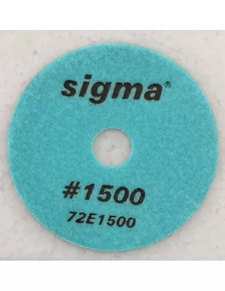 MEULE DIAMANT&Eacute;E SIGMA 72E1500 GRAIN 1500 AVEC VELCRO &oslash; 100 POUR POLISSAGE