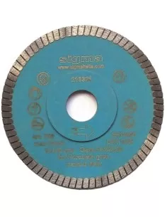 DISQUE DIAMANTÉE SIGMA 75B POUR COUPE SEC Ø 115mm TROU 22,2 mm ÉPAISSEUR 1,3 mm