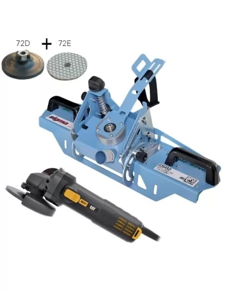 MACHINE CHANFREINAGE SIGMA SIMPLE BEVEL 36A5D + MEULEUSE D'ANGLE CAT DX37