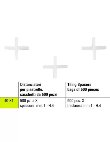 2 - Entretoise de carrelage x Sigma 40-x1 500 pižêces žëpaisseur mm 1 - h.4