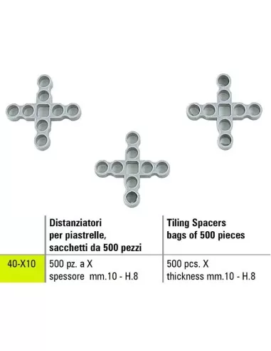 2 - Entretoise de carrelage x Sigma 40-x10 500 pižêces žëpaisseur mm 1 - h.4