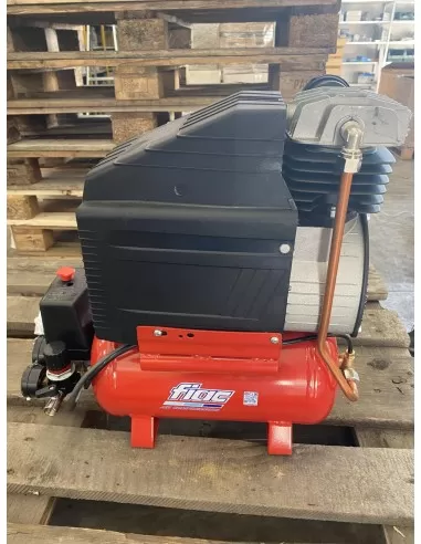 1 - Compressore Aria Lubrificato 6Lt 0,8Hp 400V Fiac Boboair Gms 100