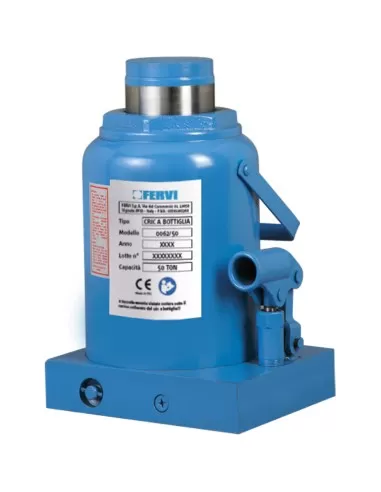 Cric hydraulique de levage bouteille 50 tonnes fervi 0062/50
