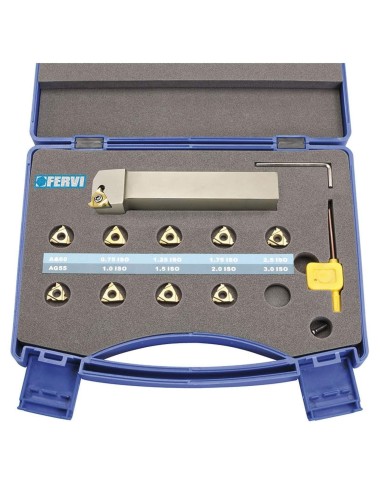 Kit d'outils filetage 25 mm x exterieur x tour a metaux