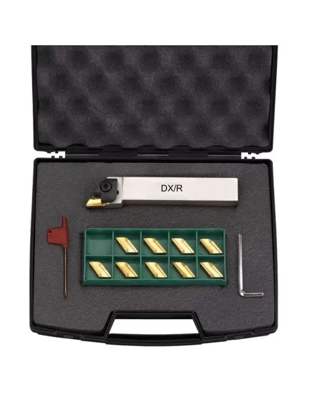 Outil 20 x 20 mm žç plaquettes pour tour tournage metaux fervi kitckj20