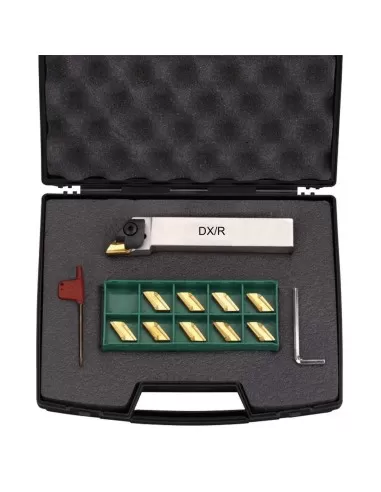 Outil 25 x 25 mm žç plaquettes pour tour tournage metaux fervi kitckj25