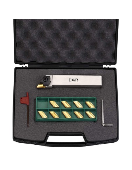 Outil 25 x 25 mm žç plaquettes pour tour tournage metaux fervi kitckj25