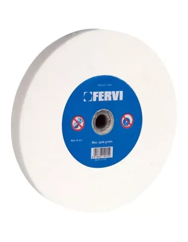 Meule abrasive blanc corindon pour meuleuse fervi mb01/60