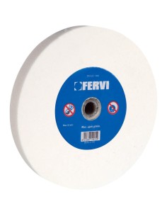 Meule abrasive blanc corindon pour meuleuse fervi mb02/60