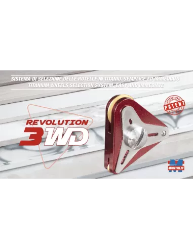 CHARIOT AVEC ROULETTES D'INCISION POUR MONTOLIT FLASH LINE 3