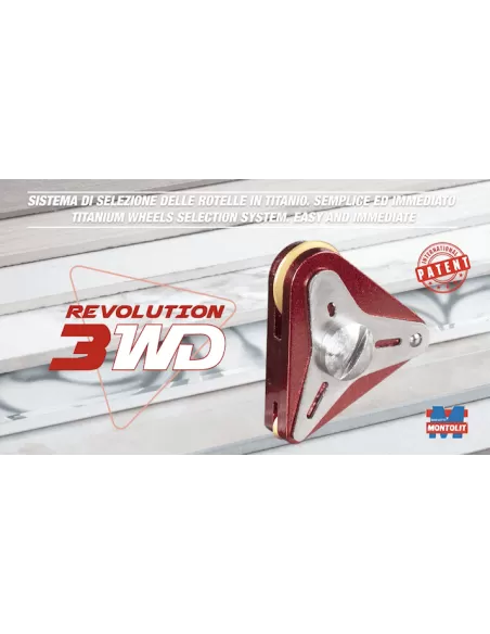 CHARIOT AVEC ROULETTES D'INCISION POUR MONTOLIT FLASH LINE 3