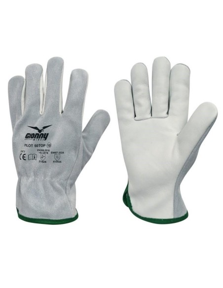 Gants De Travail Securité Mecaniques Avec Dos En Croûte Payper Pilot 50Top