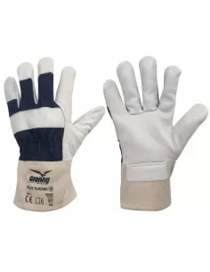 Gants De Travail En Cuir Bovine Avec Dos En Toile Denim Payper Pilot 70Jeans