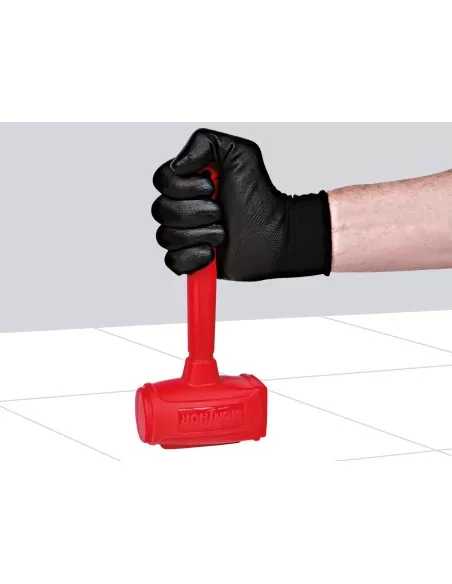 MAILLET EN CAOUTCHOUC CARREAUX ET GRES CERAME DELICATS 1KG MONTOLIT MONTHOR1000