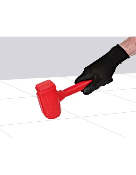 MAILLET EN CAOUTCHOUC CARREAUX ET GRES CERAME DELICATS 500G MONTOLIT MONTHOR500