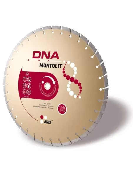 DISQUE DE DIAMANT 500 MM POUR PAVAGE EN BŽëTON VIEUX MONTOLIT DNA SX500