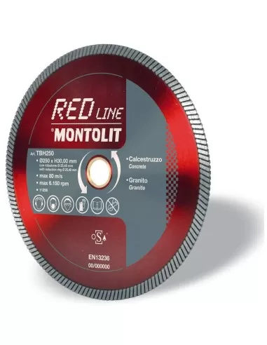 DISQUE DE DIAMANT 350 MM POUR BŽëTON ET GRANIT MONTOLIT TURMONT TBH350