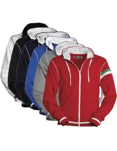 Sweat-Shirt Pour Femme Zip Entière Capuche Polyester Manche Raglan Payper Kansas