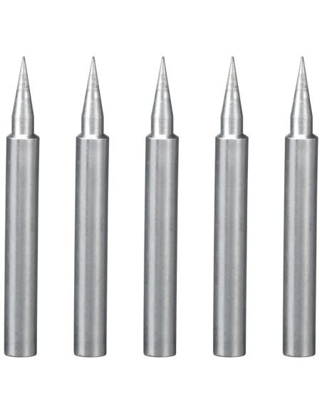 Set di 5 punte di ricambio per saldatori a stagno Fervi 0037/tip