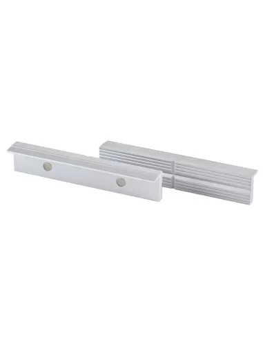 Paire de mors magnetiques en aluminium pour etaux de 150 mm Fervi 0042/150