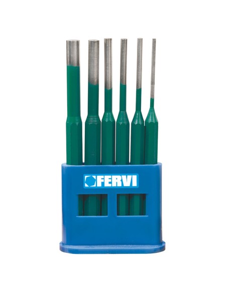 Jeu de 6 chasse-goupilles 3 - 10 mm fervi 0126