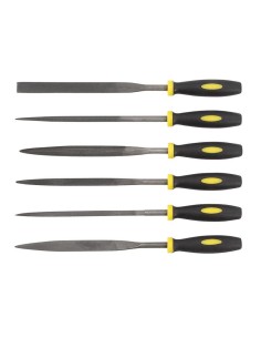 Serie de limes pour acier 180 mm Fervi 0219