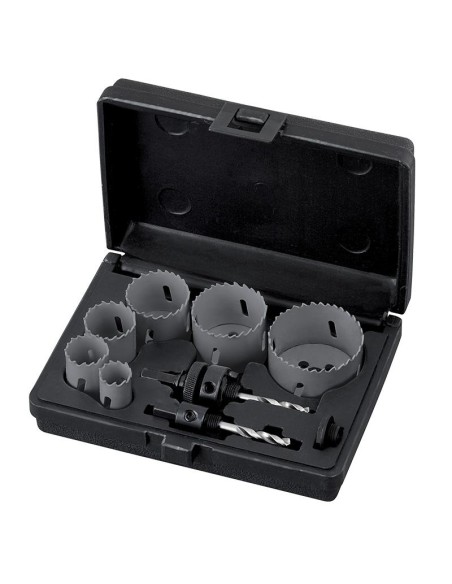 Scie cloche bimetallique serie 22-64 mm pour electriciens Fervi 0278/002s