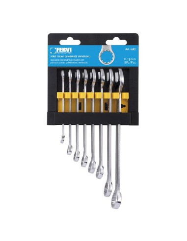 Jeu de 6 cles a combinaison multilock fervi 0187