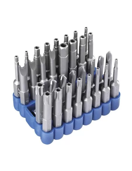 Serie embouts 1/4 longs 50 mm pour perceuse visseuse Fervi 0626l