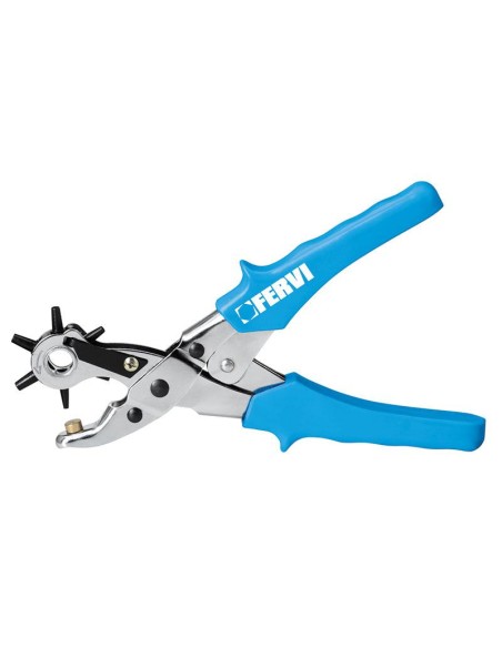 Pince poinconneuse pour papier carton caoutchouc et cuir fervi 0424