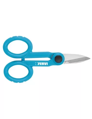 Ciseaux pour electricien coupe fil denudeur lame inox fervi 0672