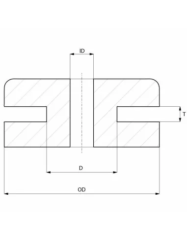 Assortiment de 180 presse-etoupes en caoutchouc fervi 0465