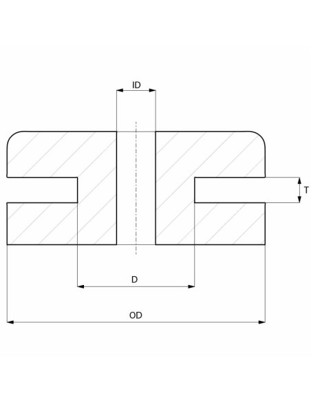Assortiment de 180 presse-etoupes en caoutchouc fervi 0465