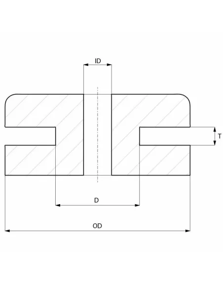 Assortiment de 180 presse-etoupes en caoutchouc fervi 0465