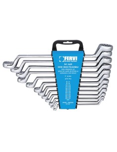 Jeu de 12 cles polygonales 6x7 - 30x32 Fervi 0476