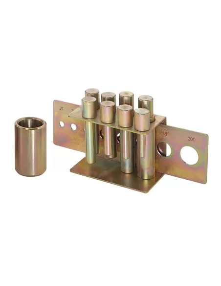 Jeu de 8 poincons de presse Fervi 0485