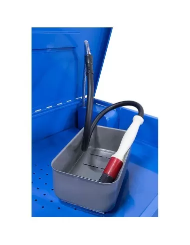 Reservoir lave-pieces 150l avec pompe double usage Fervi 0486