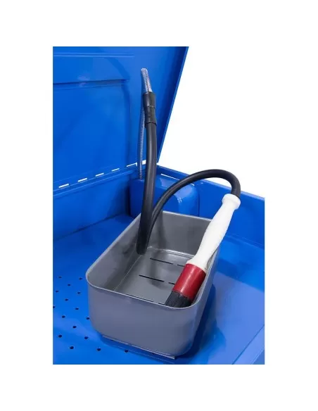 Reservoir lave-pieces 150l avec pompe double usage Fervi 0486