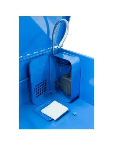 Reservoir lave-pieces 150l avec pompe double usage Fervi 0486