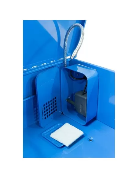 Reservoir lave-pieces 150l avec pompe double usage Fervi 0486