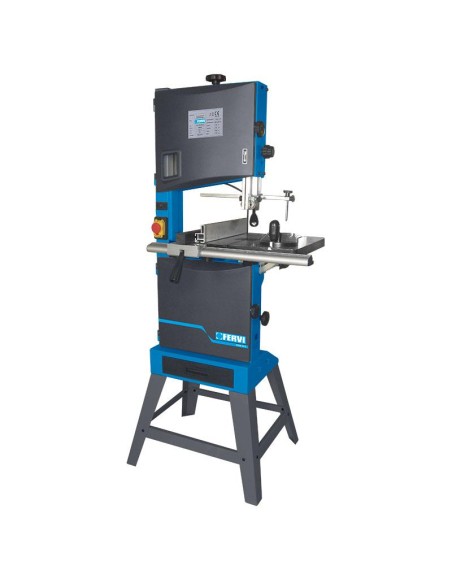 Scie a ruban verticale pour bois 750w 230v coupe 305 mm Fervi 0509/305