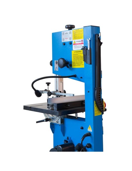 Scie a ruban verticale pour bois 1100w 230v coupe 340 mm Fervi 0509/340